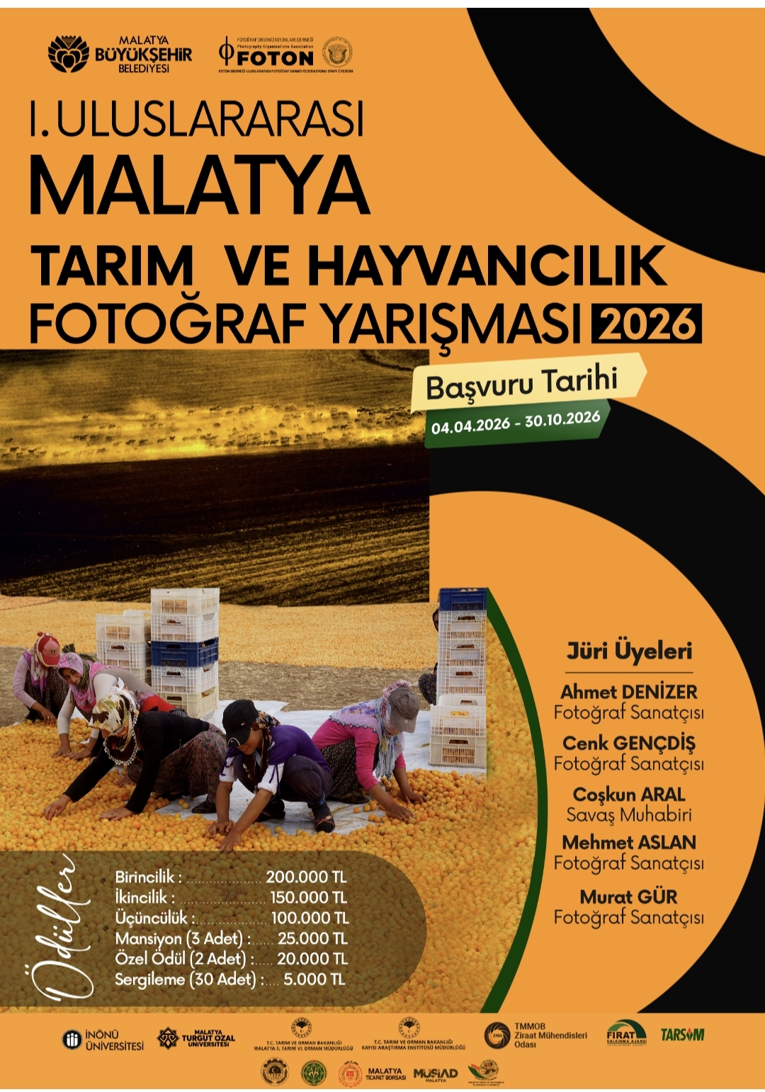 1.Uluslararası Malatya Tarım ve Hayvancılık Fotoğraf Yarışması