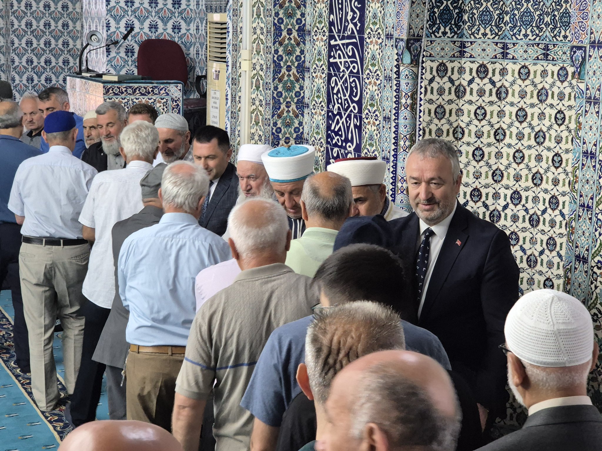 19 Mayıs ilçesinde bayramlaşma töreni düzenlendi