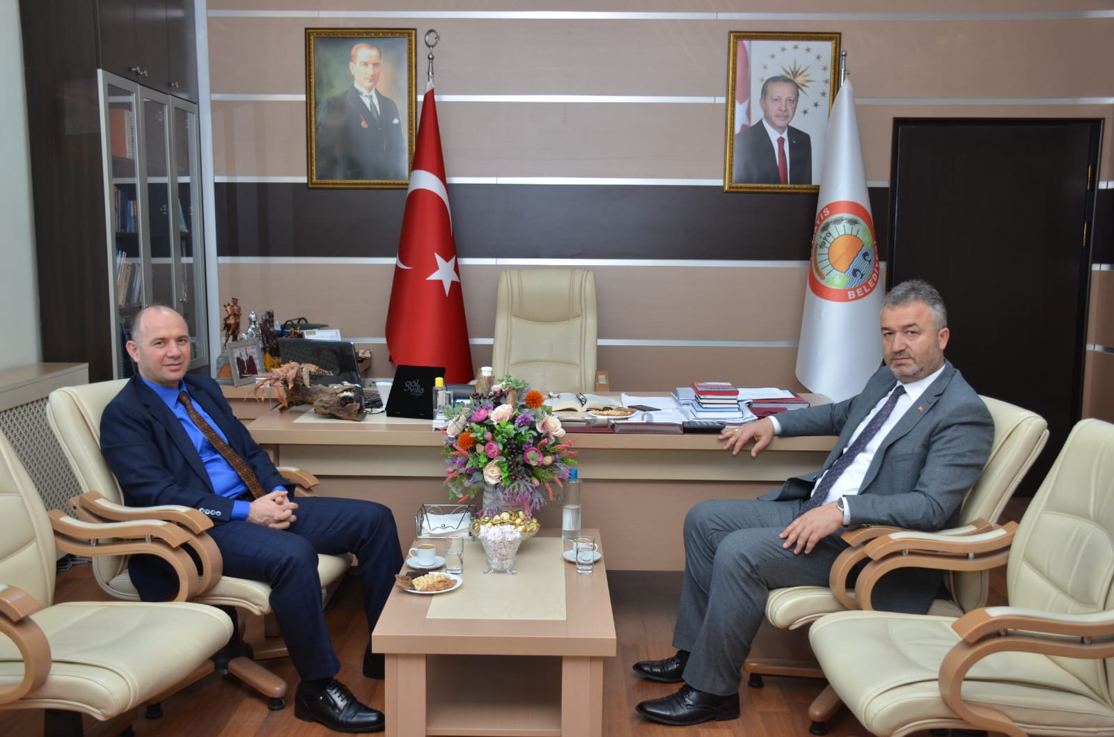 Emniyet Genel Müdür Yardımcısından Başkan Topaloğlu’na Ziyaret.