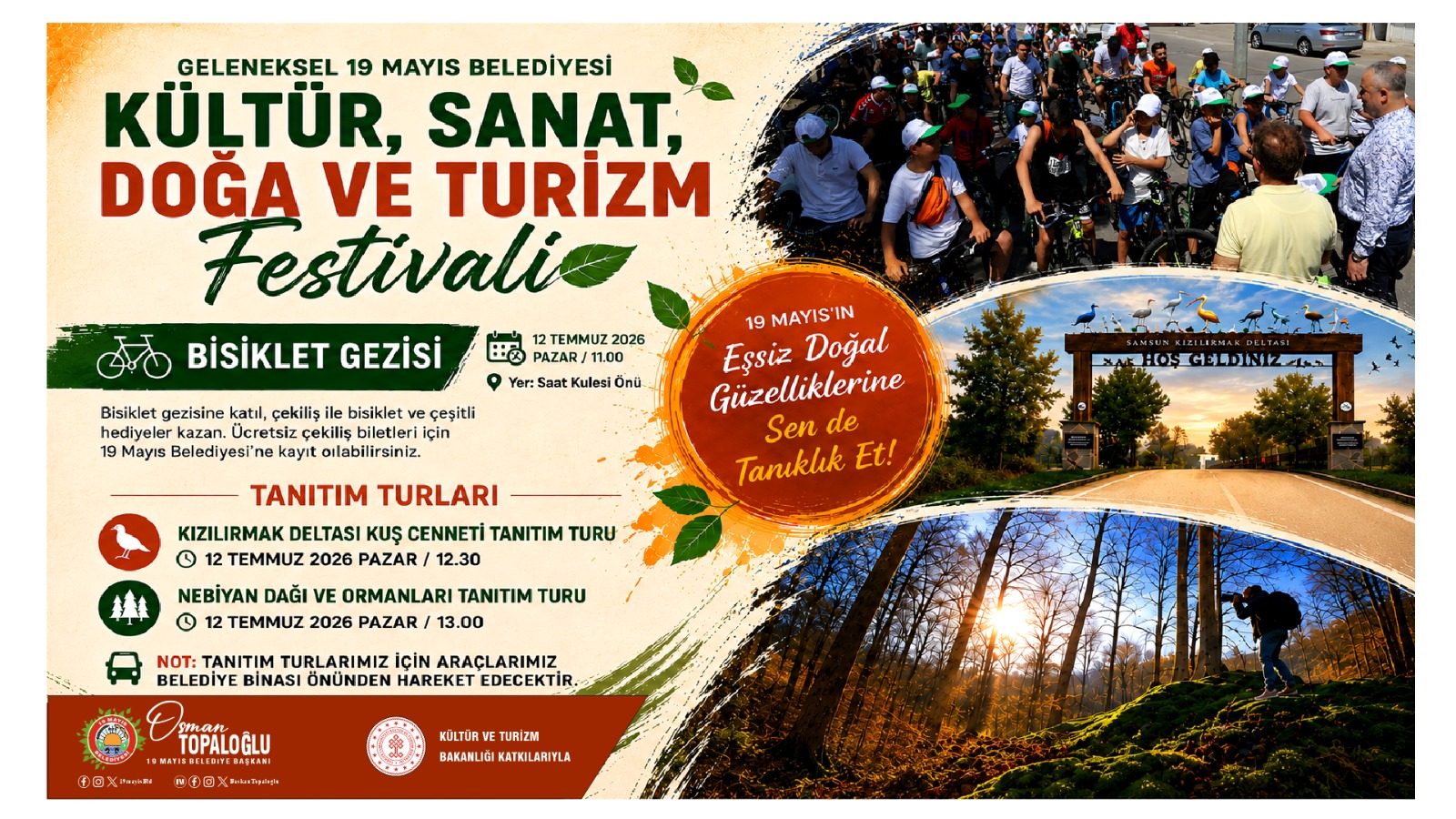 GELENEKSEL 19 MAYIS BELEDİYESİ KÜLTÜR, SANAT,  DOĞA VE TURİZM FESTİVALİ