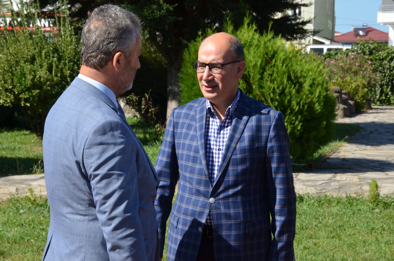 Kaymakam Namık Kemal Nazlı’dan Başkan Topaloğlu’na Ziyaret.