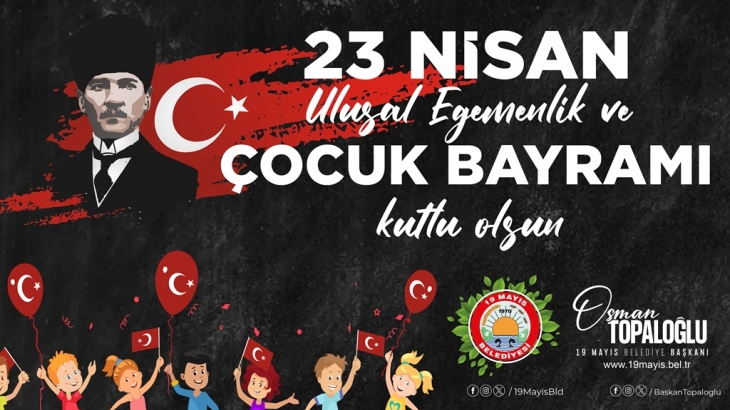 TBMM'nin Kuruluşunun 106. Yıl Dönümü ile 23 Nisan Ulusal Egemenlik ve Çocuk Bayramı Kutlu Olsun.