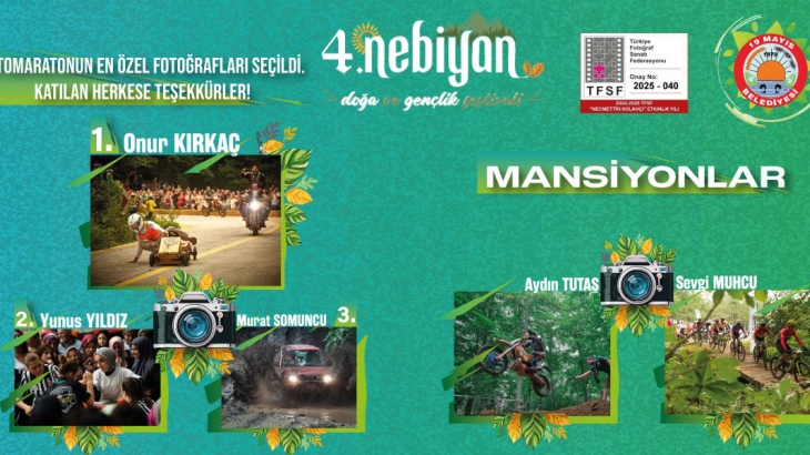 4. Nebiyan Doğa ve Gençlik Festivali Fotoğrafçılar Maratonu Sonuçlandı
