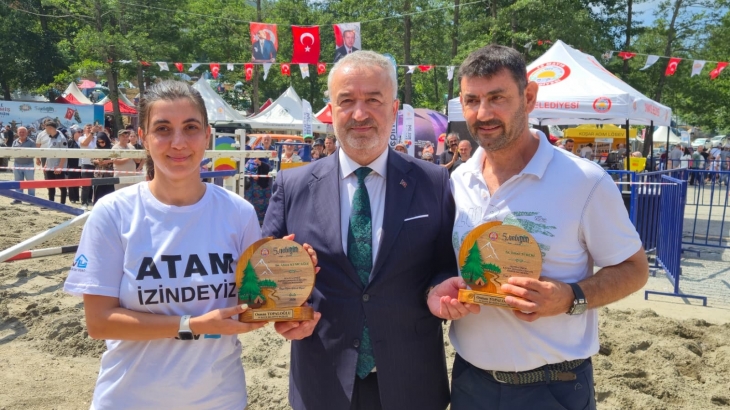 Nebiyan Doğa ve Gençlik Festivalinde Engel Atlama At Gösterisi Festivale Renk Kattı.