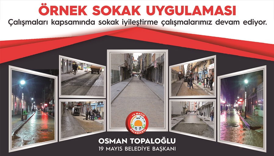 Örnek Sokak Uygulamalarımız Devam Ediyor.
